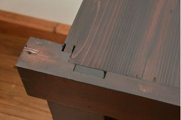 アンティーク家具　古民具・骨董 特大 九尺幅 極太框組み 時代箪笥 ローボード(水屋箪笥、テレビ台、キャビネット、収納棚)