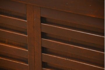 アンティーク家具　古民具・骨董 特大 九尺幅 極太框組み 時代箪笥 ローボード(水屋箪笥、テレビ台、キャビネット、収納棚)