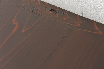 アンティーク家具　六尺　古民具・骨董 漆のキレイな前面欅材 重厚な水屋箪笥(収納棚、サイドボード)