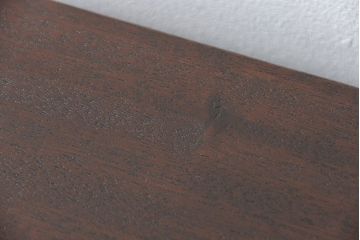アンティーク家具　古民具・骨董 前面縞黒檀の結霜ガラス収納棚(時代箪笥、食器棚)