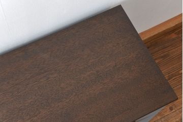 レトロ家具　昭和レトロ 鉄脚付きアンティークローチェスト(ローボード、タンス)