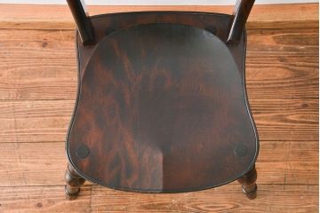 中古 松本民芸家具 ワイコムチェア1脚(3) 定価=約88000円(椅子、イス、いす)