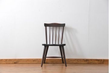 ビンテージ 松本民芸家具 スティックバックチェア1脚(2)(椅子、イス)