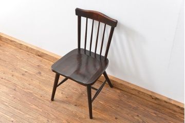 ビンテージ 松本民芸家具 スティックバックチェア1脚(2)(椅子、イス)