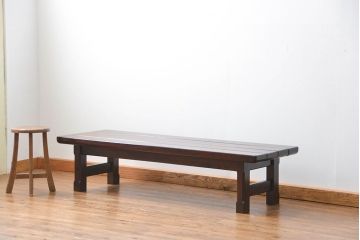 中古 松本民芸家具 スツールテーブル(1)(ベンチ、長椅子、机、座卓)