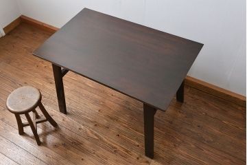 中古 ビンテージ 松本民芸家具 食卓テーブル(1)(ダイニングテーブル、机)