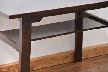 中古 ビンテージ 松本民芸家具 食卓テーブル(1)(ダイニングテーブル、机)