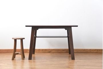 中古 ビンテージ 松本民芸家具 食卓テーブル(2)(ダイニングテーブル、机)
