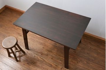 中古 ビンテージ 松本民芸家具 食卓テーブル(2)(ダイニングテーブル、机)