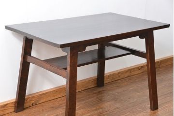 中古 ビンテージ 松本民芸家具 食卓テーブル(2)(ダイニングテーブル、机)