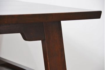 中古 ビンテージ 松本民芸家具 食卓テーブル(2)(ダイニングテーブル、机)