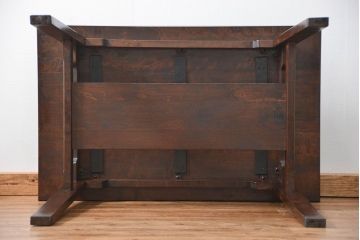 中古 ビンテージ 松本民芸家具 食卓テーブル(2)(ダイニングテーブル、机)