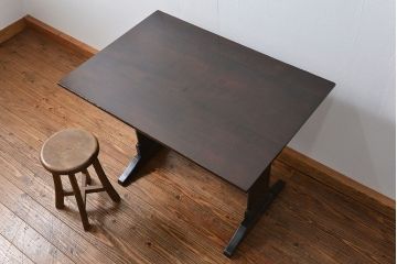 ビンテージ 松本民芸家具 食卓テーブル(3)(ダイニングテーブル、机)