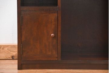 中古 ビンテージ 松本民芸家具 小振りな収納棚(飾り棚、本棚)