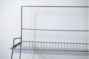 レトロ家具　昭和レトロ ★古い商店のアイアンラック(1)(飾り棚、陳列棚)