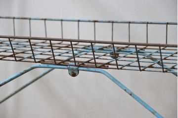 レトロ家具　昭和レトロ ★古い商店のアイアンラック(1)(飾り棚、陳列棚)