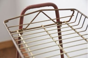 レトロ家具　昭和レトロ 古い商店のアイアンラック(2)(飾り棚、陳列棚)