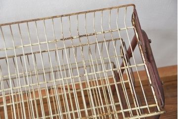 レトロ家具　昭和レトロ 古い商店のアイアンラック(3)(飾り棚、陳列棚)