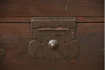 アンティーク家具　古民具・骨董 シックな時代箪笥ローボード(ローチェスト)