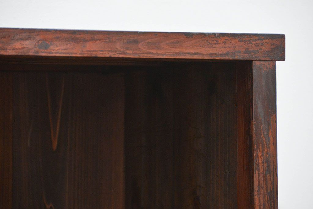 アンティーク家具　アンティーク 引き出し20杯 2段重ね収納箪笥(収納棚、飾り棚、薬箪笥、百味箪笥、チェスト)