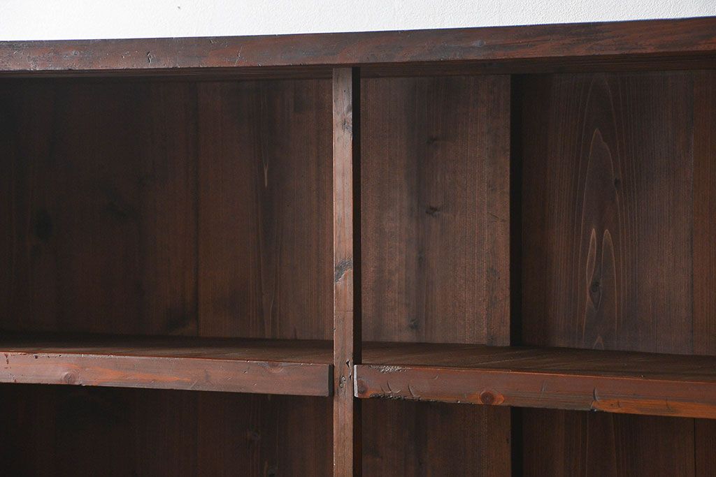 アンティーク家具　アンティーク 引き出し20杯 2段重ね収納箪笥(収納棚、飾り棚、薬箪笥、百味箪笥、チェスト)