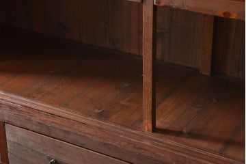 アンティーク家具　アンティーク 引き出し20杯 2段重ね収納箪笥(収納棚、飾り棚、薬箪笥、百味箪笥、チェスト)