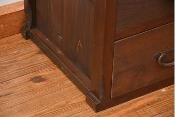 アンティーク家具　アンティーク 引き出し20杯 2段重ね収納箪笥(収納棚、飾り棚、薬箪笥、百味箪笥、チェスト)