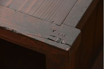 アンティーク家具　アンティーク 引き出し20杯 2段重ね収納箪笥(収納棚、飾り棚、薬箪笥、百味箪笥、チェスト)