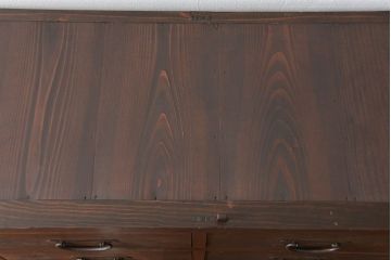 アンティーク家具　アンティーク 引き出し20杯 2段重ね収納箪笥(収納棚、飾り棚、薬箪笥、百味箪笥、チェスト)