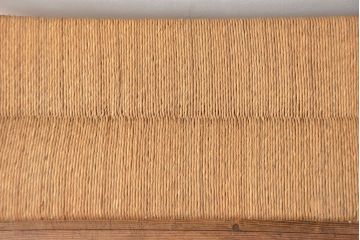 中古 ビンテージ 松本民芸家具 ラッシ長スツール(2)(ベンチ、長椅子、イス)