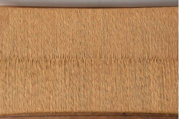 中古 ビンテージ 松本民芸家具 ラッシ長スツール(4)(ベンチ、長椅子、イス)