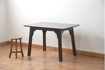 中古 ビンテージ 松本民芸家具 食卓テーブル(1)(ダイニングテーブル、机)