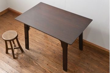 中古 ビンテージ 松本民芸家具 食卓テーブル(1)(ダイニングテーブル、机)
