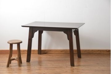 中古 ビンテージ 松本民芸家具 食卓テーブル(1)(ダイニングテーブル、机)
