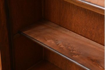 レトロ家具　昭和レトロ シンプルで大振りな本箱(アンティークブックケース、収納棚)