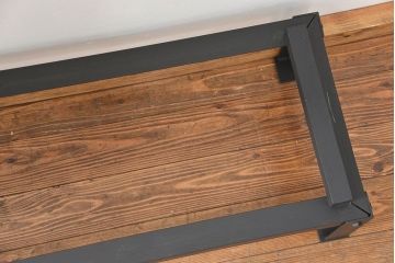 アンティーク家具　古民具・骨董 鉄脚付きの三尺水屋箪笥 サイドボード(収納棚、リビングボード)