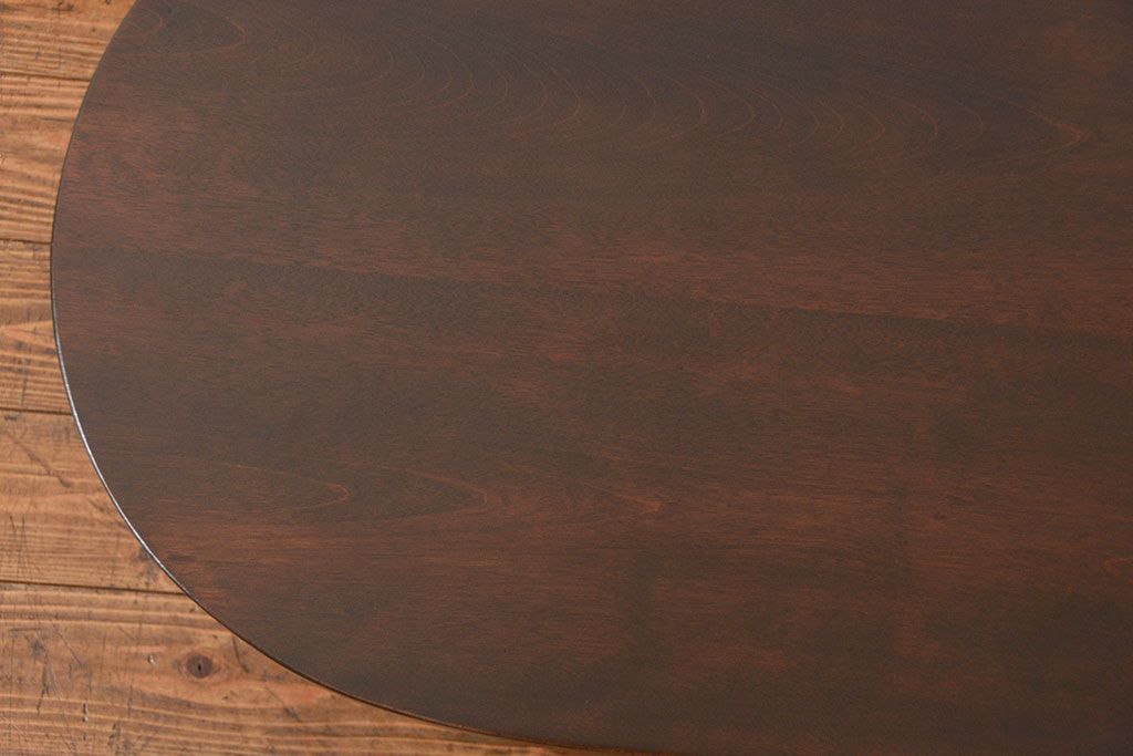 レトロ家具　昭和レトロ かわいいデザイン!上質なラウンドテーブル(カフェテーブル、コーヒーテーブル、サイドテーブル、センターテーブル)