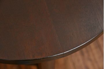 レトロ家具　昭和レトロ かわいいデザイン!上質なラウンドテーブル(カフェテーブル、コーヒーテーブル、サイドテーブル、センターテーブル)