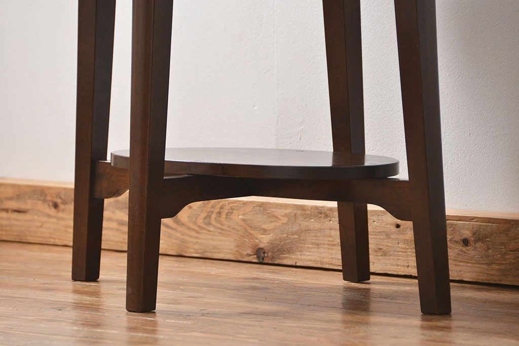 レトロ家具　昭和レトロ かわいいデザイン!上質なラウンドテーブル(カフェテーブル、コーヒーテーブル、サイドテーブル、センターテーブル)