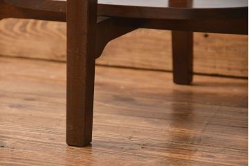 レトロ家具　昭和レトロ かわいいデザイン!上質なラウンドテーブル(カフェテーブル、コーヒーテーブル、サイドテーブル、センターテーブル)