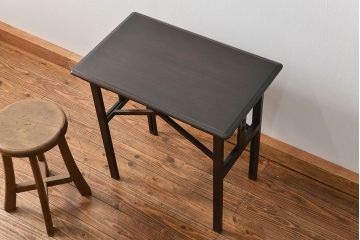 アンティーク家具　アンティーク ヤマハ製(山葉) 組み立て式テーブル(机、折り畳みテーブル)