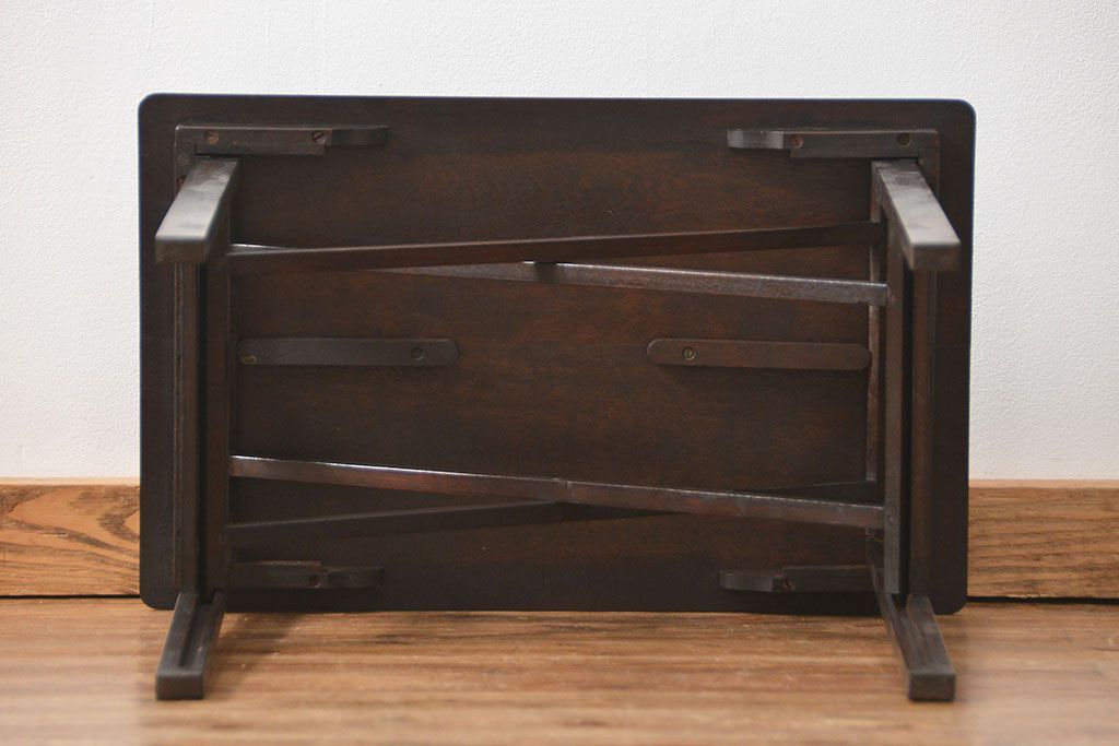 アンティーク家具　アンティーク ヤマハ製(山葉) 組み立て式テーブル(机、折り畳みテーブル)