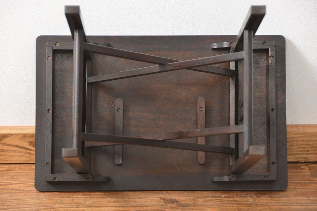 アンティーク家具　アンティーク ヤマハ製(山葉) 組み立て式テーブル(机、折り畳みテーブル)