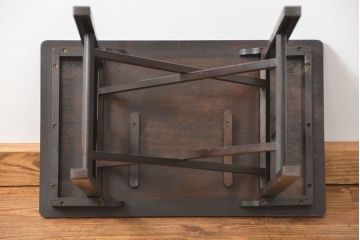 アンティーク家具　アンティーク ヤマハ製(山葉) 組み立て式テーブル(机、折り畳みテーブル)