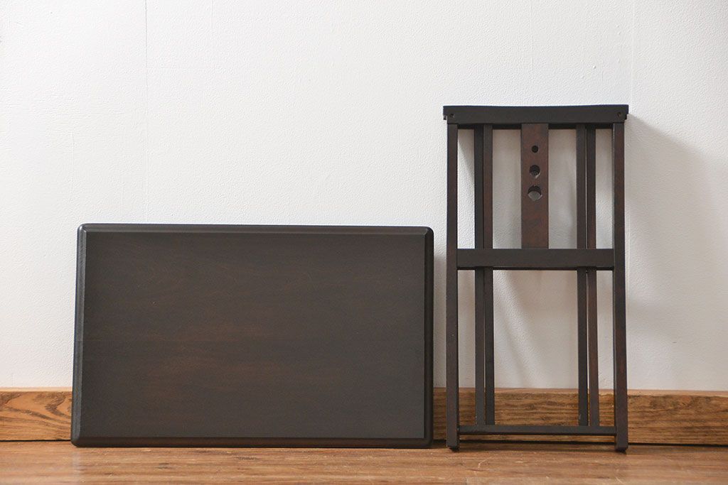 アンティーク家具　アンティーク ヤマハ製(山葉) 組み立て式テーブル(机、折り畳みテーブル)