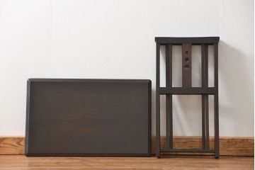 アンティーク家具　アンティーク ヤマハ製(山葉) 組み立て式テーブル(机、折り畳みテーブル)
