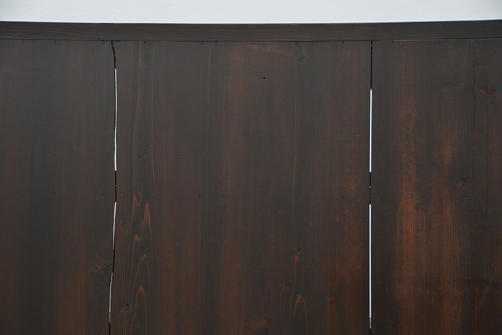 アンティーク家具　古民具・骨董　シックな15杯引き出し収納棚(ガラスケース、飾り棚、百味箪笥、薬箪笥)