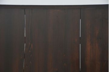 アンティーク家具　古民具・骨董　シックな15杯引き出し収納棚(ガラスケース、飾り棚、百味箪笥、薬箪笥)