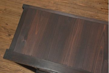 アンティーク家具　古民具・骨董　シックな15杯引き出し収納棚(ガラスケース、飾り棚、百味箪笥、薬箪笥)