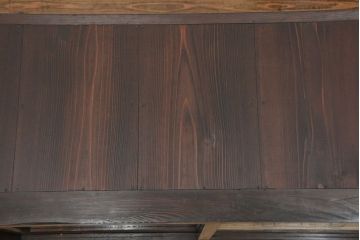 アンティーク家具　古民具・骨董　シックな15杯引き出し収納棚(ガラスケース、飾り棚、百味箪笥、薬箪笥)